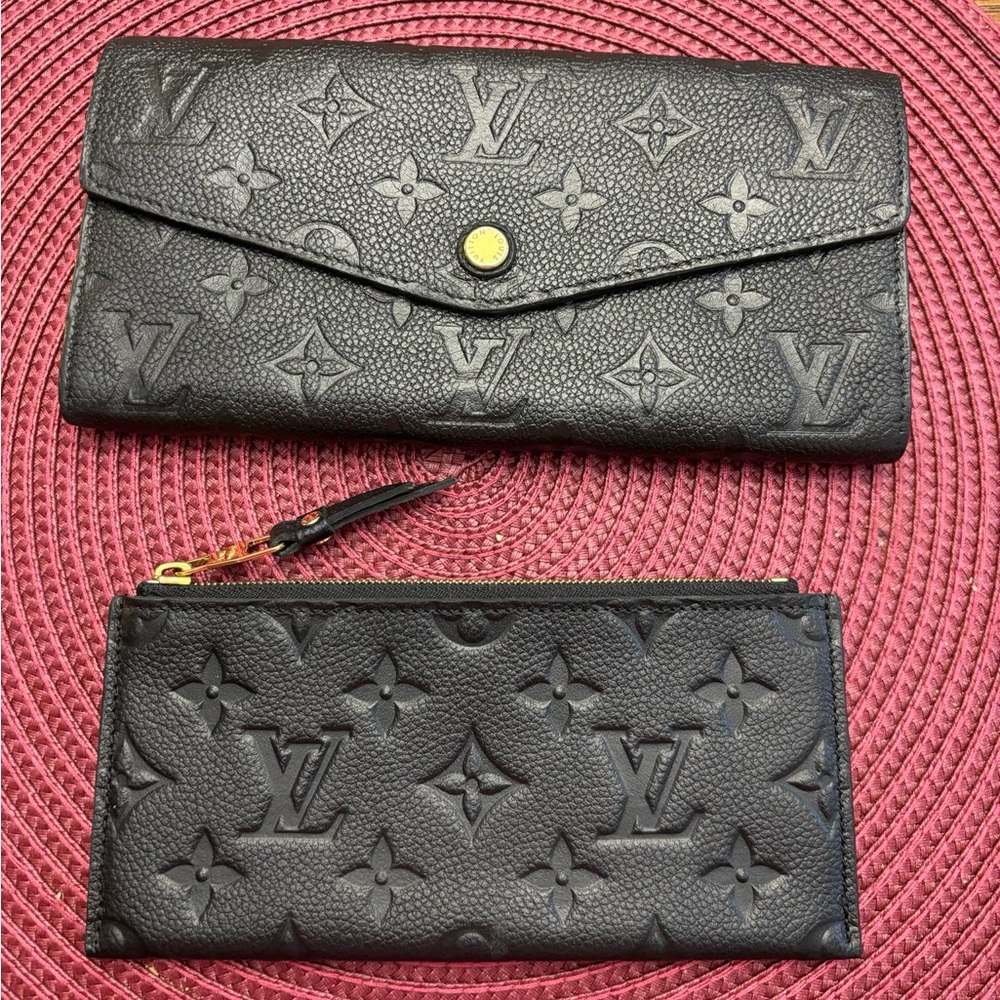 Authentic Louis Vuitton Curieuse Wallet Monogram Empreinte Leather